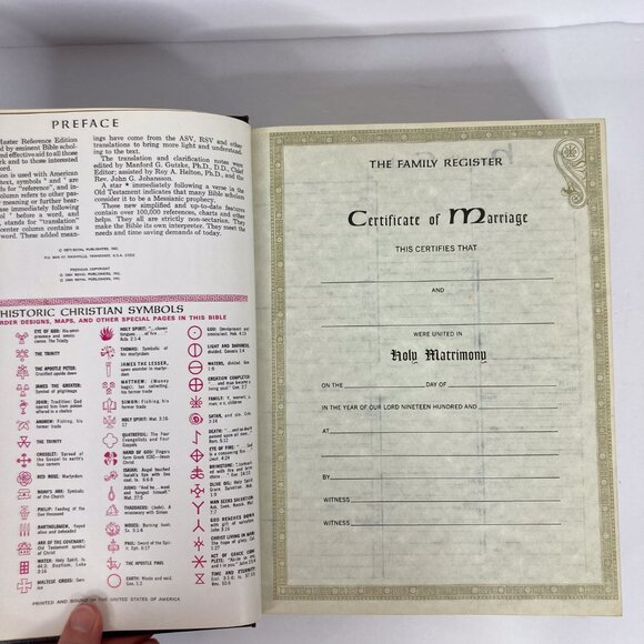 Holy Bible Family Circle Edition King James Version Riverside Illustrated Black - Picture 11 of 16